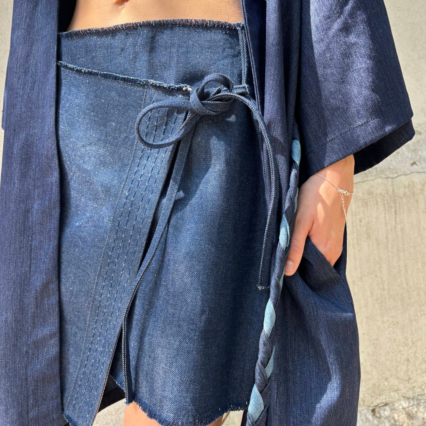 Mexi Denim Wrap